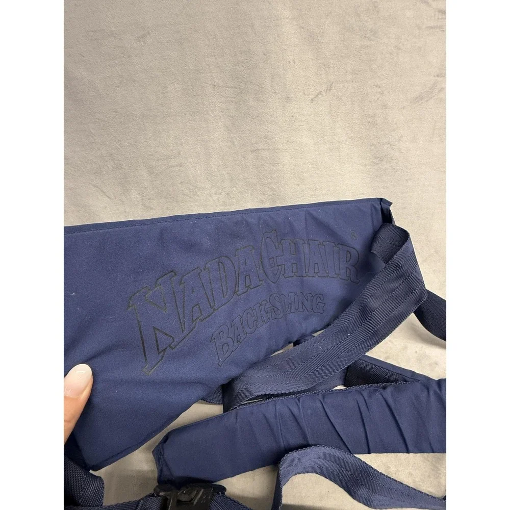 NadaChair‎ BackSling Portable Back Support Ergonomic Posture Aid Navy Made USA